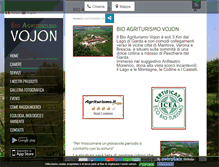 Tablet Screenshot of bioagriturismovojon.com